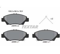 Brake Pad Set, disc brake TEXTAR 2497901 for HONDA CR-Z (ZF) 1.5 2010-2013