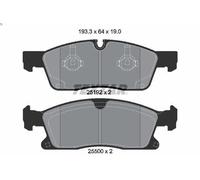 Brake Pad Set, disc brake TEXTAR 2519202 for GLE (W166) 3 2015-2018