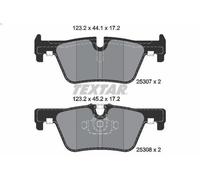 Textar 2530701 Rear Disc Brake Pad Set Fits BMW