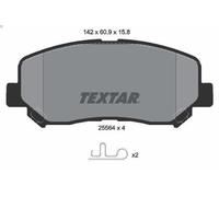 Brake Pad Set For Disc Brake Front Akebono System Fits Mazda CX-5 TEXTAR 2556401