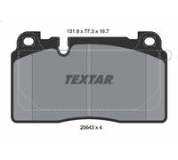 Brake Pad Set, disc brake TEXTAR 2564305 for AUDI Q5 (8RB) 2 2009-2017