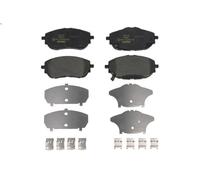 Brake Pad Set, disc brake TEXTAR 2569801 for TOYOTA AURIS (_E18_) 1.4 2012-2018