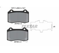 TEXTAR 2574301 Brake pad set