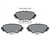 Brake Pad Set, disc brake TEXTAR 2587801 for MAZDA 3 (BM, BN) 2 2013-2019