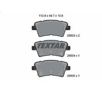 BRAKE PAD SET DISC BRAKE 2650301 FOR KIA G4KH 2.0L 4cyl OPTIMA