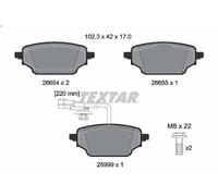 TEXTAR 2665402 Brake pad set