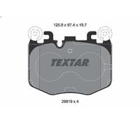 Brake Pad Set, disc brake TEXTAR 2681901 for BMW 5 (G60, G90, G68) 3 2024-