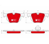 Brake Pad Set, disc brake TRW GDB1730DTE for BMW X5 (E70) 3 2010-2013