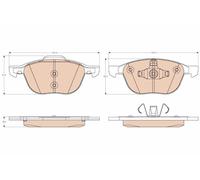 Brake Pad Set, disc brake TRW GDB2011