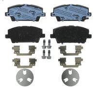 Brake Pad Set, disc brake TRW GDB3407 for HONDA CIVIC IX (FK) 1.8 2012-2016