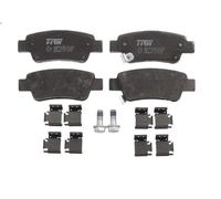 Brake Pad Set, disc brake TRW GDB3446 for HONDA CR-V III (RE_) 2 2006-2012