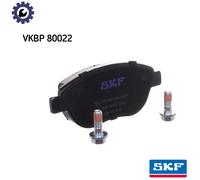 Braking Disc Brake Brake Pad Set SKF VKBP 80022 Fits Citroen Fiat Peugeot 206