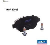 Braking Disc Brake Brake Pad Set SKF VKBP 80022 Fits Citroen Fiat Peugeot 206