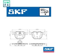 SKF VKBP 90240 Brake pad set