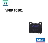 SKF Brake Pad Set VKBP 90501 – Fits Mercedes‑Benz 124, 190