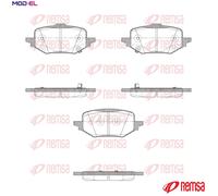 BRAKE PAD SET DISC BRAKE X2045.02 FOR MAZDA PYZR/PY-VPS 2.5L 4cyl CX-60 3.3L