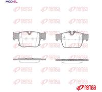BRAKE PAD SET DISC BRAKE X2047.00 FOR BMW 5/G61/G60/G90/G68 0.0L 0cyl 5 G61 2.0L