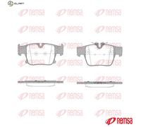 BRAKE PAD SET DISC BRAKE X2047.00 FOR BMW 5/G61/G60/G90/G68 0.0L 0cyl 5 G61 2.0L