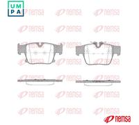 BRAKE PAD SET DISC BRAKE X2047.00 FOR BMW 5/G61/G60/G90/G68 0.0L 0cyl 5 G61 2.0L