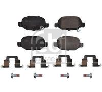 febi bilstein 175268 Brake Pad Set with additional parts, 1 unit