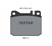 Brake Pad Set Fits MERCEDES-BENZ Textar 2958105 1 Year Warranty