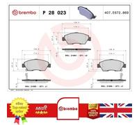 Brake Pad Set For Acura ILX RSX Honda AIRWAVE CITY CIVIC 06450S5AE50