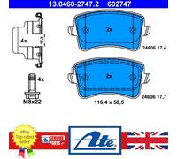 Brake Pad Set For Audi A4 09-16 A5 07-17 Q5 08-17 8K0698451A