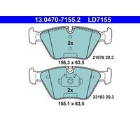 ATE Front Disc Brake Pad Set 13.0470-7155.2 for BMW