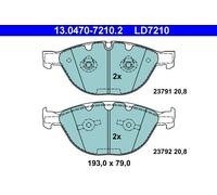 Brake Pad Set For BMW 5 04-10 6 07-10 7 05-05 34116763652