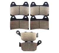 Brake Pad Set For CB 400 F3V For Superfour 1997 For CB400 Onroad Front Left Right Rear Motorcycle Brake Pads Disc Set(4)