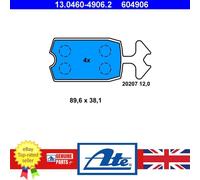 Brake Pad Set For Citroen 2 70-90 DYANE 68-84 75516219