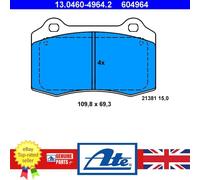 Brake Pad Set For Citroen DS3 De Tomaso PANTERA Ds DS 4254C6