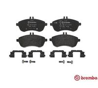 Brake Pad Set For Disc Brake Front Lucas System Fits Mercedes-Benz BREMBO P50067