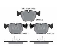 Textar Car Brake Pad Front Prepared For Wear Indicator x 156.5mm 2148604