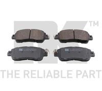 Brake Pad Set For Disc Front Without Accessories Fits Mazda 2 NK 223264