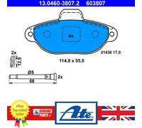 Brake Pad Set For Fiat PANDA 03-13 77362479