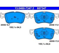 Brake Pad Set For Ford FOCUS 18- KUGA 19- PUMA 20- KTJX61-2K021-AED