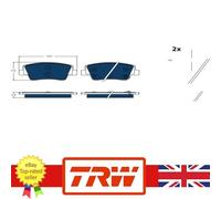 Brake Pad Set for Hyundai IONIQ 21- Kia EV6 21- 58302-CGA50