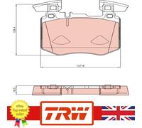 Brake Pad Set for Mercedes GLC 15-19 0004206502