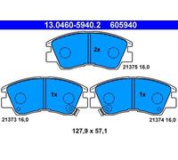 ATE Brake Pad Set 13.0460-5940.2 - Disc Brake for Mitsubishi Pajero/Shogun Mk II L200