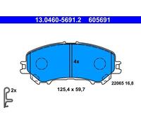 Brake Pad Set For Nissan QASHQAI X-TRAIL Renault KADJAR D1060-4CA0A