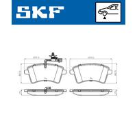 SKF VKBP 80326 E Brake pad set