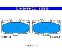 Brake Pad Set For Subaru IMPREZA 98-00 26296FA100
