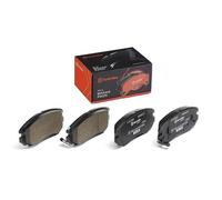 Brembo Brake Pad Set P 30 018X - acoustic wear warning, no accessories - for KIA & Hyundai