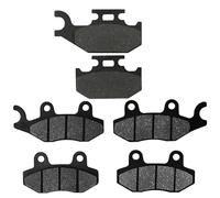 Brake Pad Set Replacement Motorcycle Front And Rear Brake Pads for Yamaha for YFM 700R YFM700R for Raptor YFM 700 2006-2015 YXR450 Rhino YXR 660 2004-2007(Front and Rear)