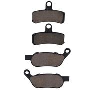 Brake Pad Set Replacement Motorcycle Front Rear Brake Pad for Dyna for Super for Wide for Glide FXD Fat Boy for FLSTFB for Heritage for Softail Slim(Front and Rear)