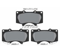 Brake Pad Set Front Sumitomo System Fits Mitsubishi Toyota TEXTAR 2402401