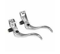 Brake Pad Shield 1pair Aluminum Alloy 24mm Mountain Bike Disc Brake Bar Handle Level Cycling Accessory Brake Accessories Cover Caliper Chain Protector(Silver)