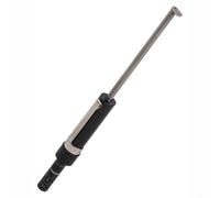 Brake Pad Thickness Gauge For Car Disc Brake System, Slim Probe Measuring Tool With 1.5mm Tip, Abs And Steel Construction, Black Color, No Wheel Removal Needed For Quick Inspection