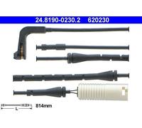 ATE Brake Pad Wear Sensor 24.8190-0230.2 - Warning Contact for BMW 7